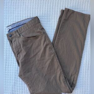 Peter Millar Tan Dress Pants/dark khakis size 33